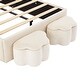 preview thumbnail 26 of 42, Upholstered Velvet Platform Bed with 2 Storage Benches