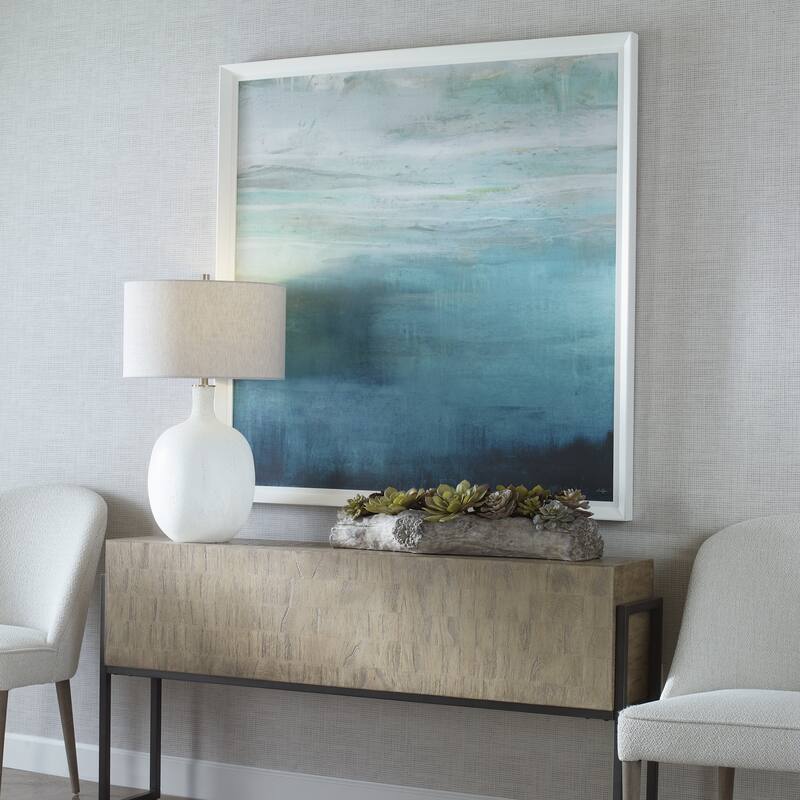 Uttermost Cancun Teal Framed Print - 51.375"x51.375"x2"