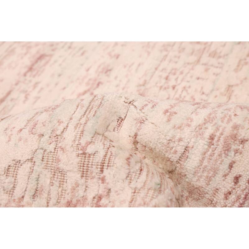 ECARPETGALLERY Hand Loomed Elysian Ivory Rug - 8'1 x 9'10