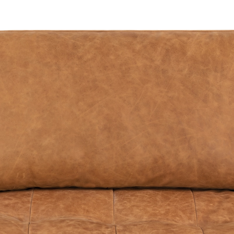 Poly & Bark Napa 104.5" Left Sectional Sofa - Full Grain Genuine Italian Leather