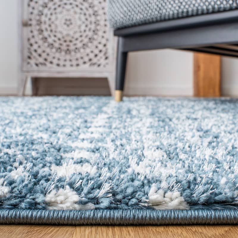 SAFAVIEH Berber Fringe Mirveta Liller Trellis Area Rug