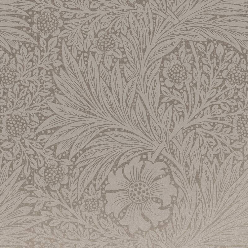 William Morris Marigold Fibrous Neutral Wallpaper