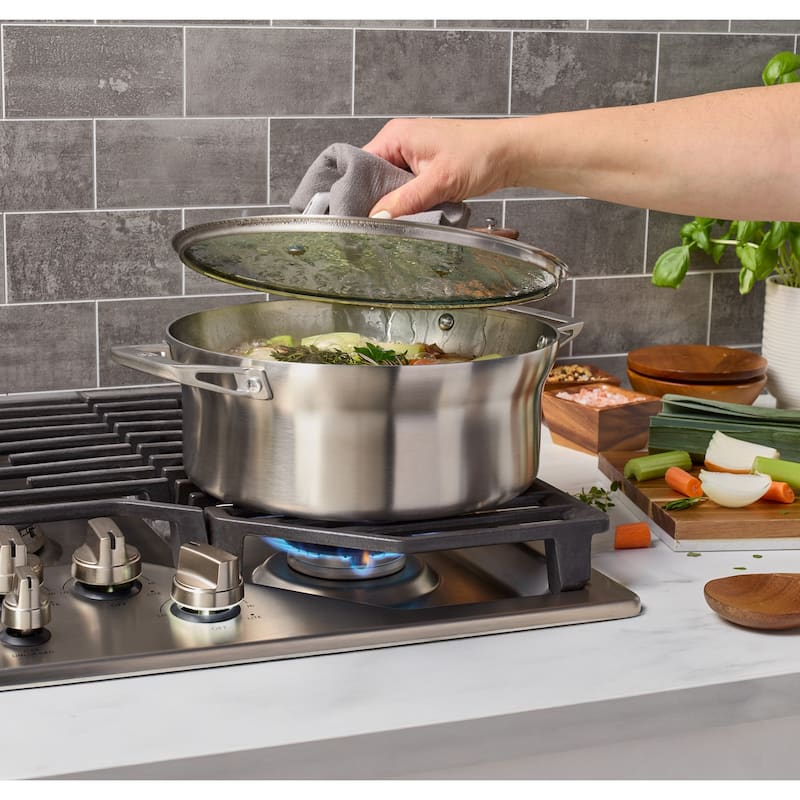 ZWILLING Motion Stainless Steel 5-qt Stainless Steel Dutch Oven with Lid