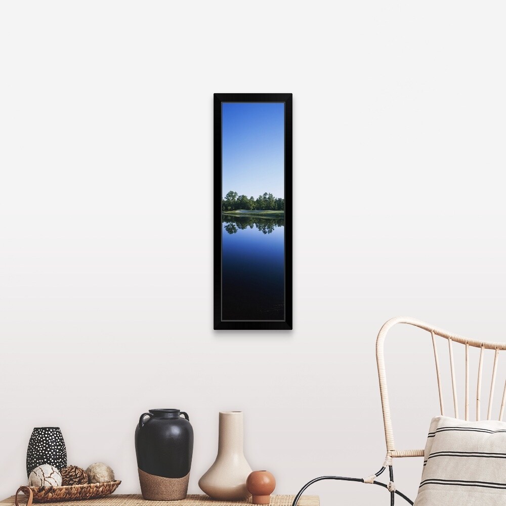 Shop Lake On A Golf Course Blue Heron Pines Golf Club Galloway Township New Jersey Black Framed Print On Sale Overstock 31187182
