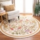 preview thumbnail 22 of 104, SAFAVIEH Handmade Chelsea Jalisa French Country Floral Wool Rug 3' Round - Ivory - Round