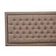 preview thumbnail 27 of 28, 3 Pc Bed Set - Bed Frame with Brown Linen Fabric Padded - Button Tufted Headboard - 2 Wooden Nightstand (Bed Size Options)
