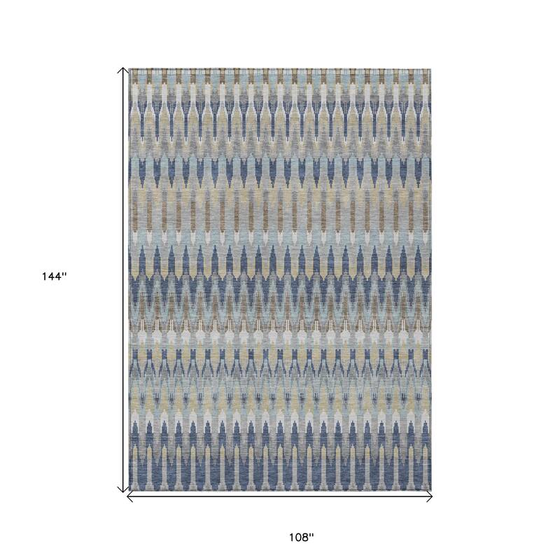 HomeRoots Southwestern Transitional Rectangle Outdoor Rug