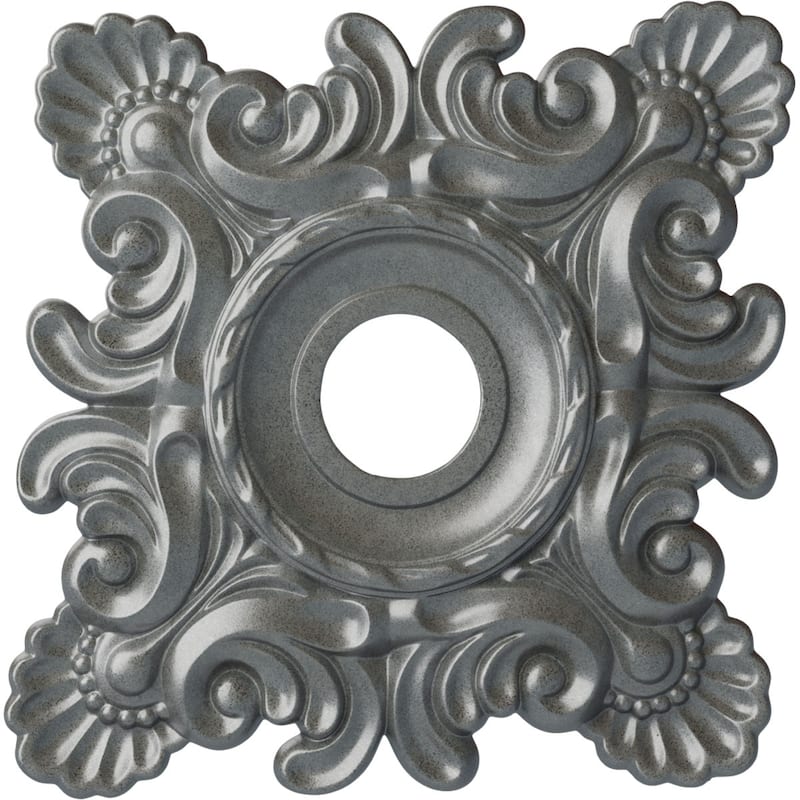 18"W x 18"H x 3 1/4"ID x 1 1/2"P Crawley Ceiling Medallion