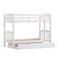 preview thumbnail 3 of 20, Arca Wood Twin Over Twin Bunk Bed and Trundle
