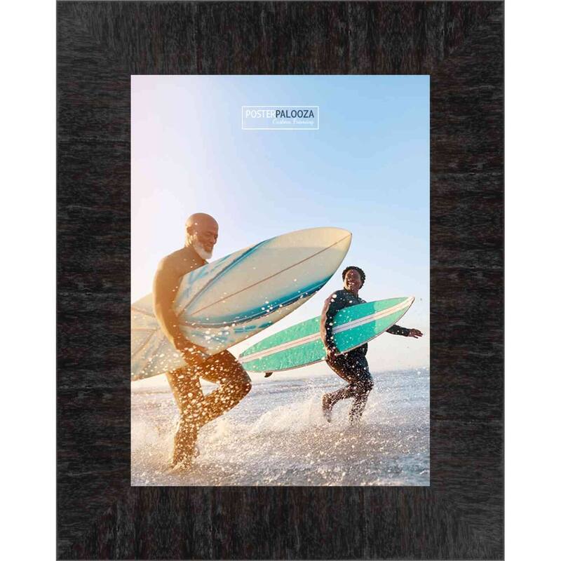 19x24 Contemporary Black Complete Wood Picture Frame with UV Acrylic, Foam Board Backing, & Hardware