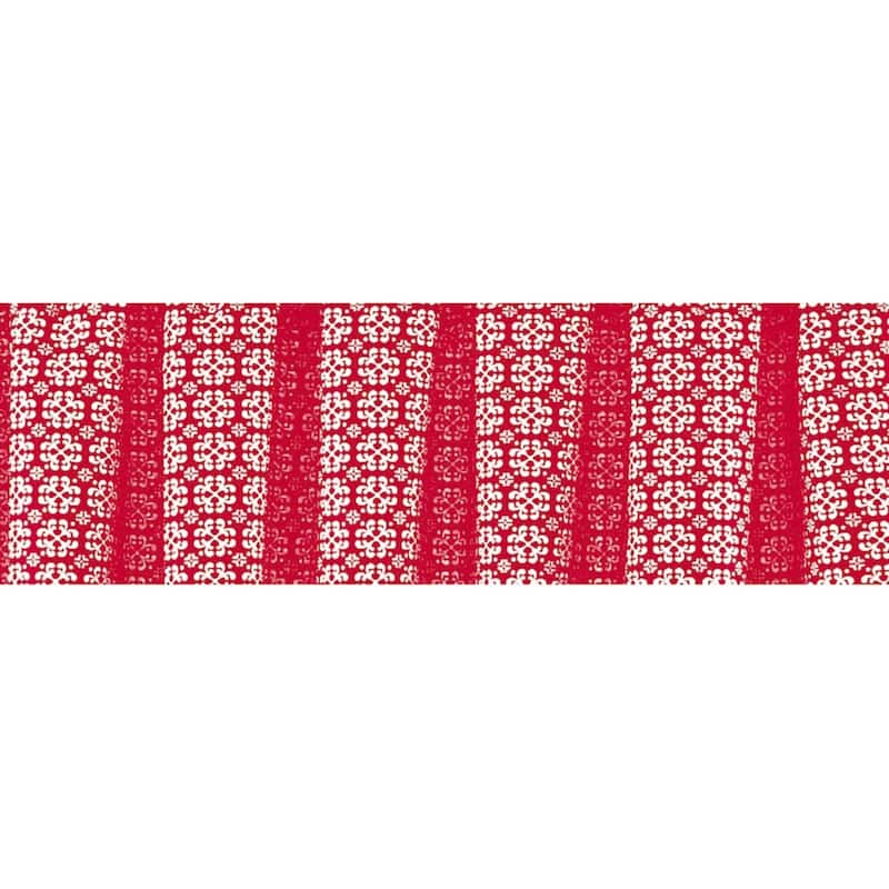 Borrego Red Bed Skirt - Red - King