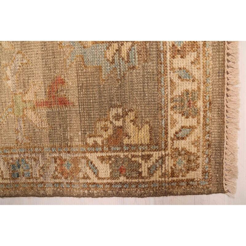 ECARPETGALLERY Hand-knotted Jules Serapi Taupe Wool Rug - 9'3 x 12'2