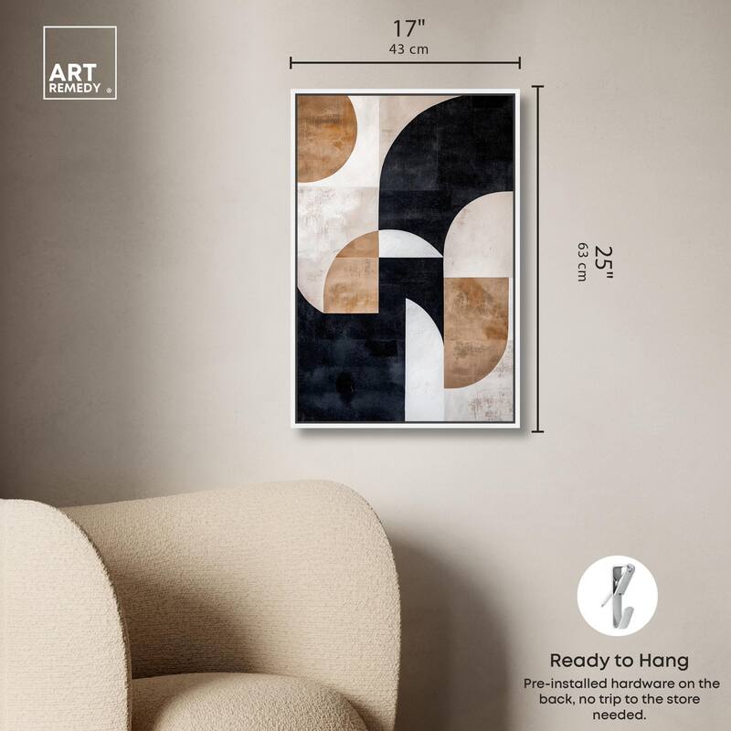 Arching Forms II Canvas by Art Remedy
