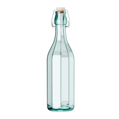 Amici Home Faceted Hermetic Glass Bottle