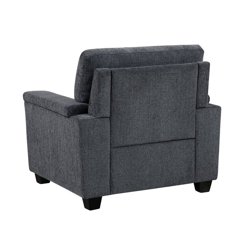 Colby 40" Chenille Accent Chair - - Removable Cushion Covers