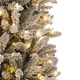 preview thumbnail 27 of 41, Glitzhome Snow Flocked Pre-lit Fir Christmas Tree