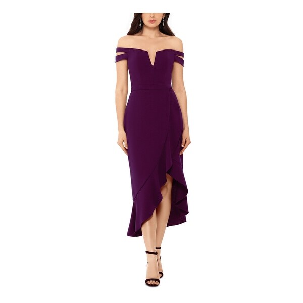 xscape sleeveless midi dress