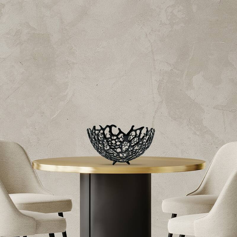 Decorative Handmade Aluminum Modern Bird Nest Bowl