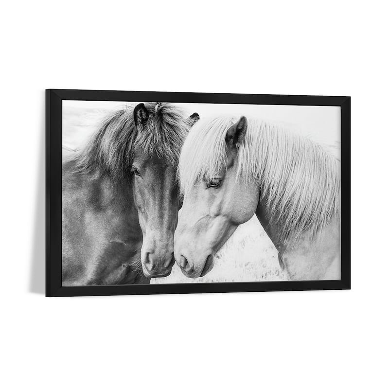 Horse Love Premium Framed Poster by Sisi & Seb