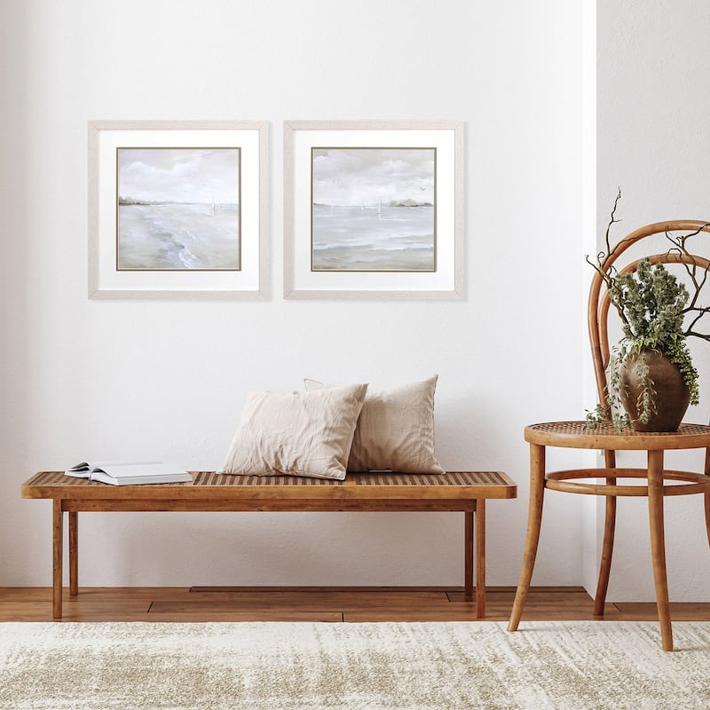 Sail Away S/2 Framed Art Under glass