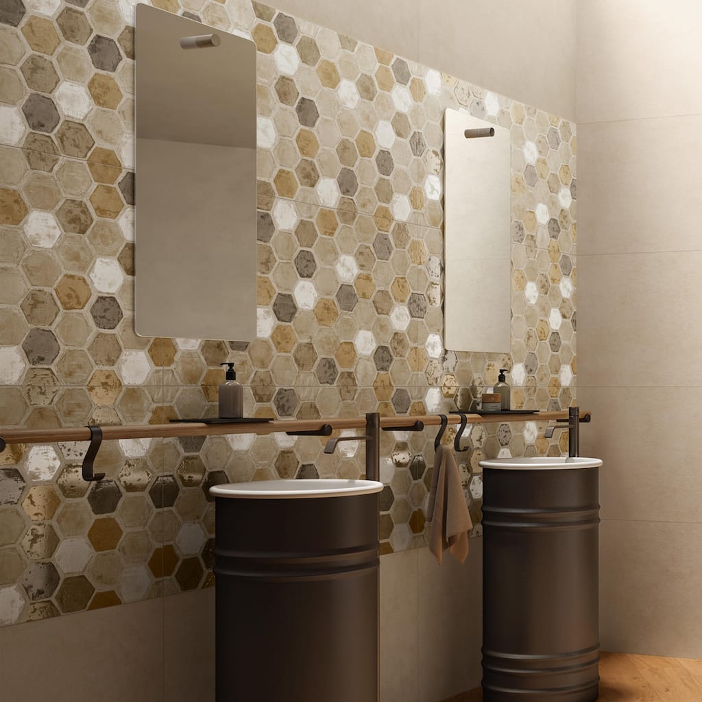 Merola Tile Cythere Fascia Incanto 23-1/2" x 47" Porcelain Floor and Wall Tile