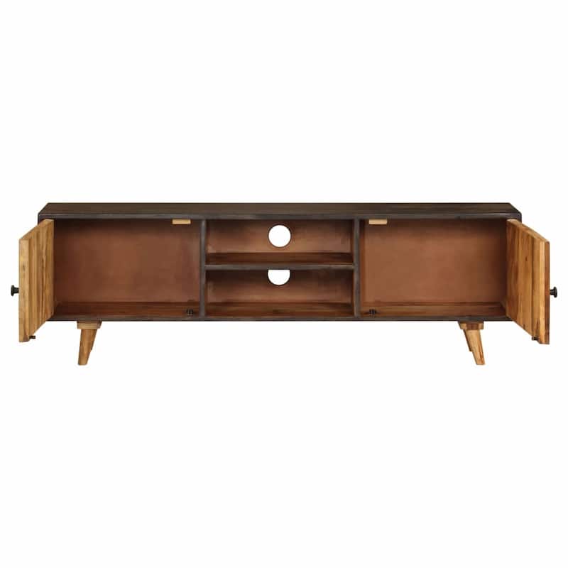 vidaXL TV Stand Solid Wood Mango 55.1"x11.8"x17.7"