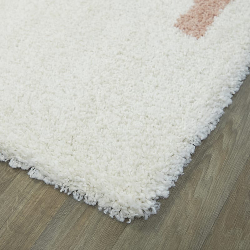 Botello Abstract Shag Area Rug