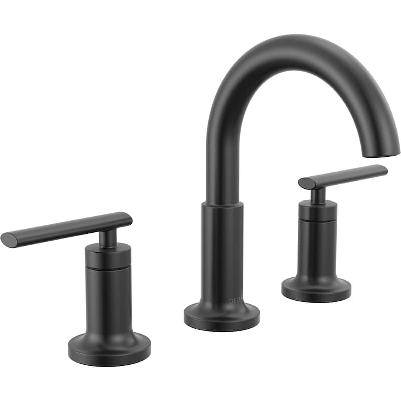 Delta 35442-MPU-DST Altado 1.2 GPM Widespread Bathroom Faucet with - Matte Black