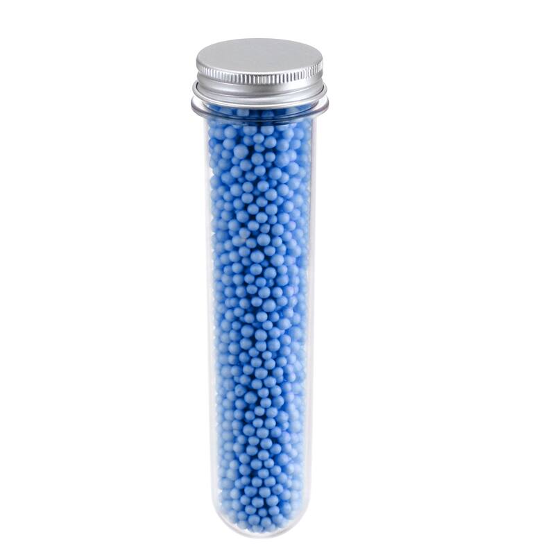 1 Pack 0.1" Blue Foam Beads Ball for DIY Crafts, Fillings of Vase