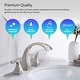 preview thumbnail 4 of 14, BATHLET Widespread Two-Handle Bathroom Faucet With Drain Assembly
