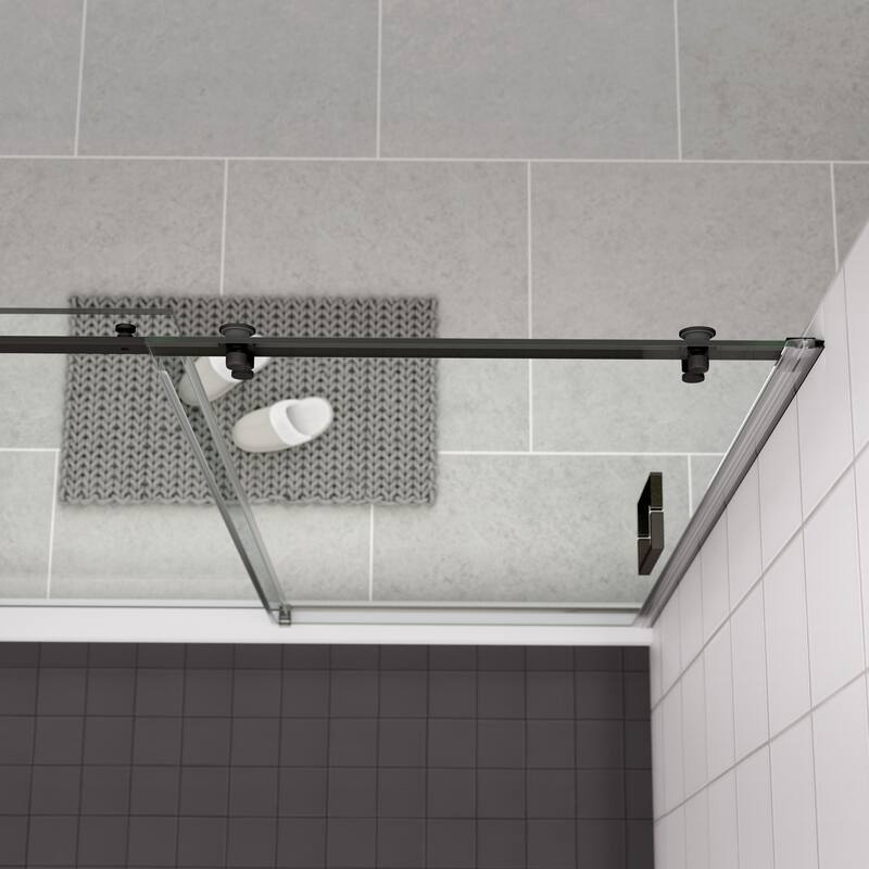 Glass shower door, sliding door