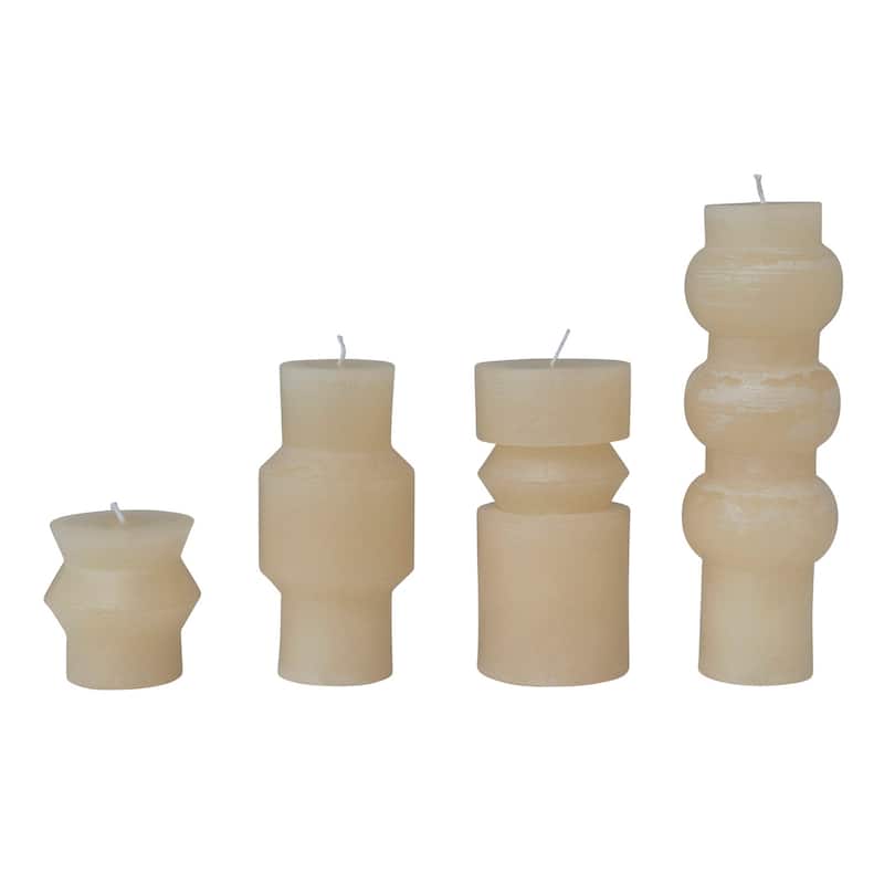 Unscented Totem Pillar Candle