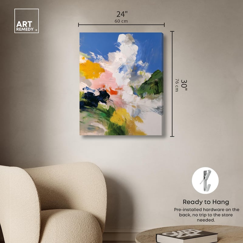 Clouds and Color II Canvas by Art Remedy, Gallery Wrapped