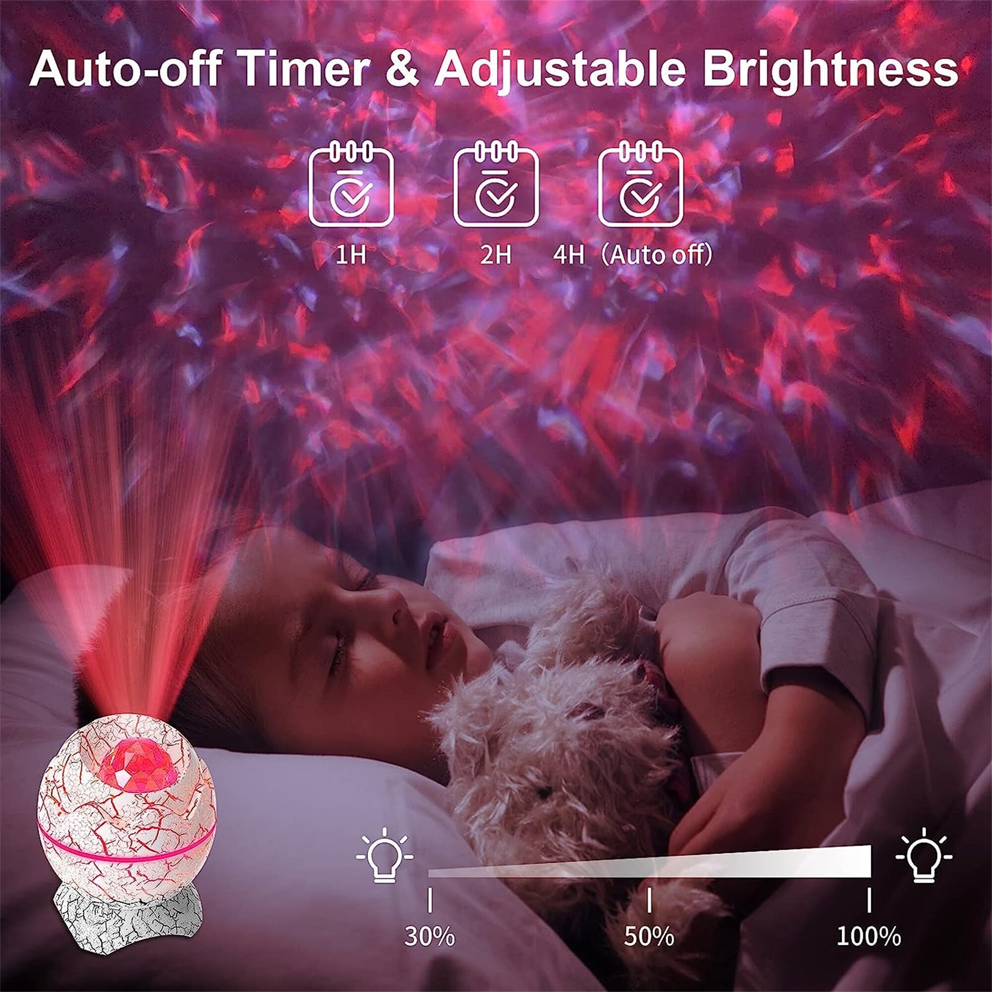 Star projector night light with timer shop