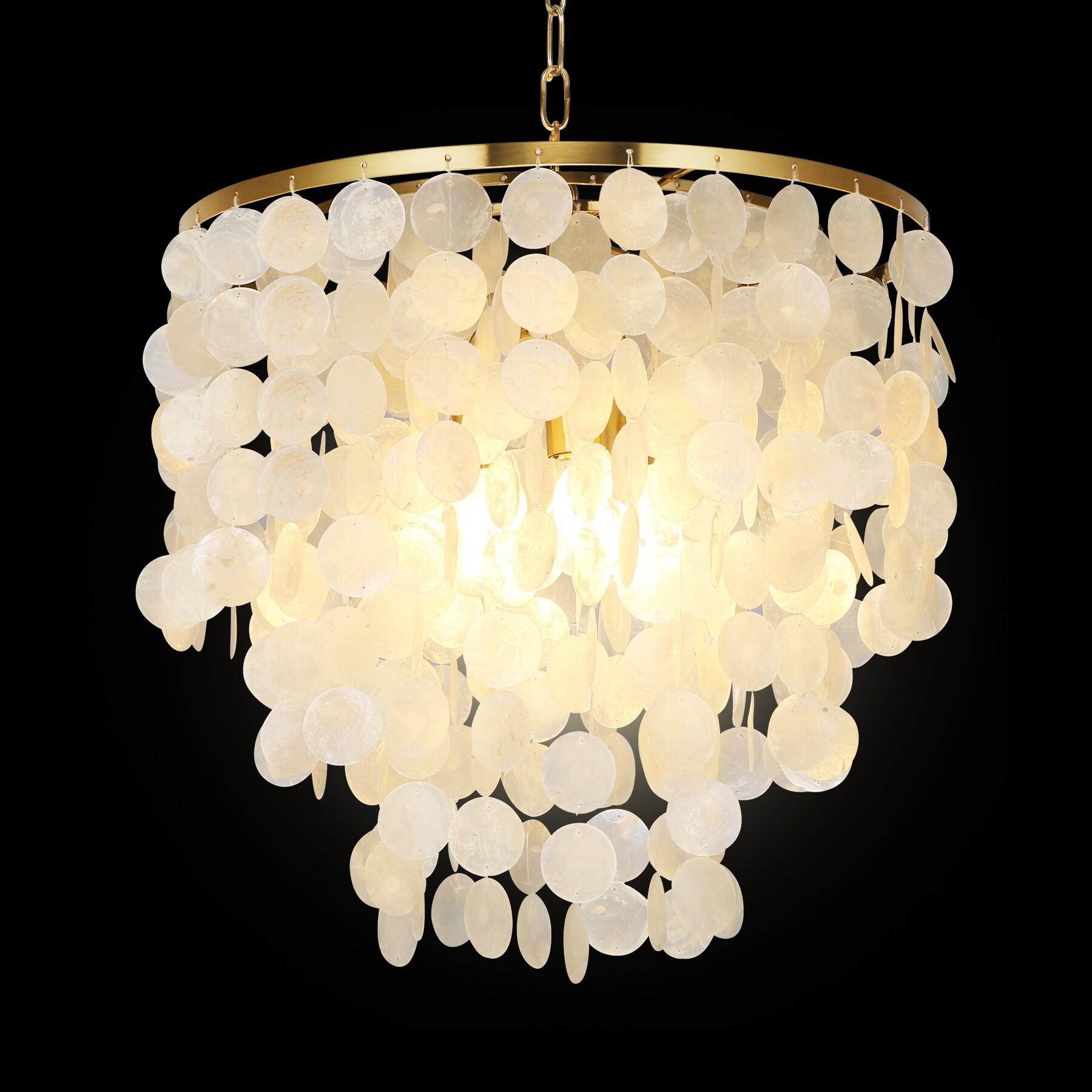 White shell pendant light new arrivals