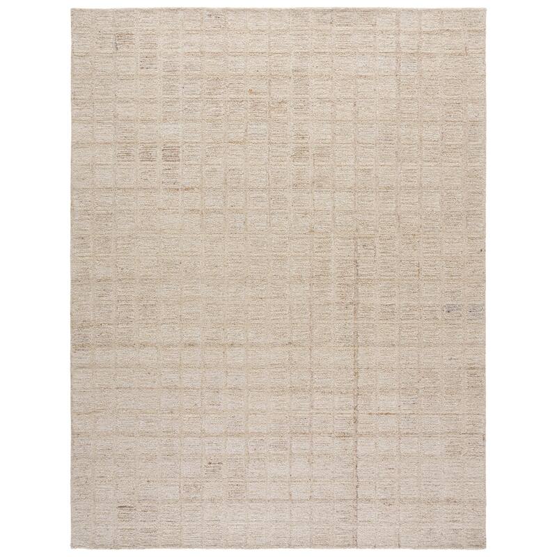 SAFAVIEH Handmade Pine Jaylin Wool Rug - 6' x 9' - Beige/Brown