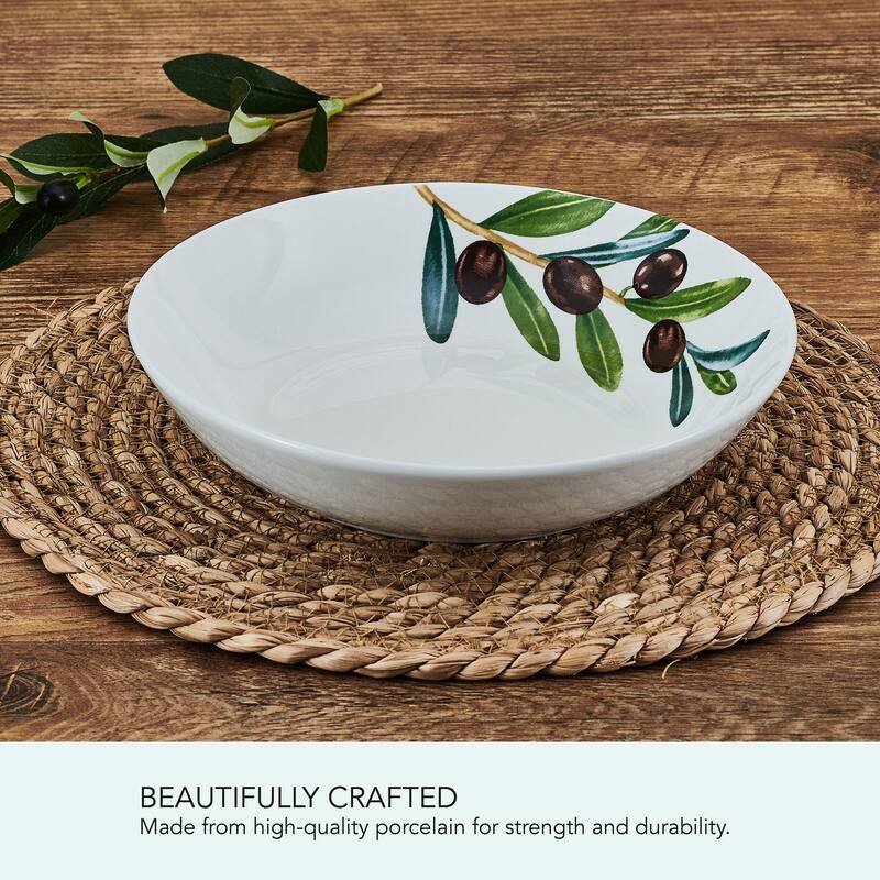 Studio Nova Olive Pasta Bowls, Set of 4