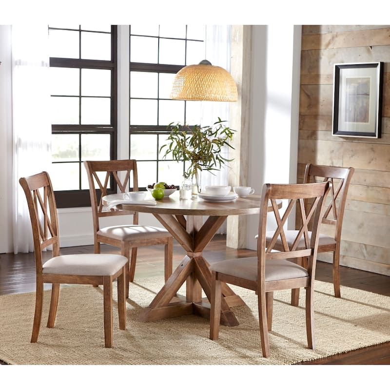 Simple Living Rose Pedestal Dining Set - 5-Piece set