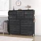 preview thumbnail 5 of 6, 5 Drawer Fabric Dresser with Wooden Top,Large Storage Space