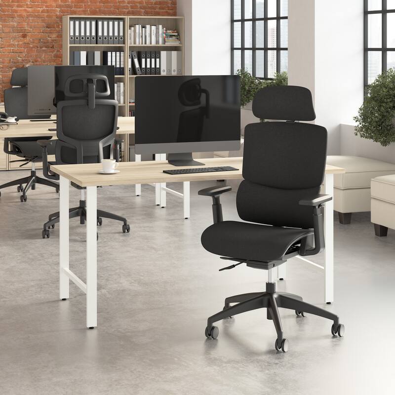 Bush Business Furniture Align High Back Ergonomic Office Chair - Black Nylon Mesh