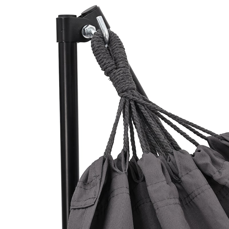 2 in 1 Hammocks Portable Convertible Hammock Swing Chair with Steel Stand