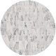 preview thumbnail 23 of 24, SAFAVIEH Handmade Ebony Shafeeka Modern Trellis Wool Rug 6' Round - Grey/Ivory - Round