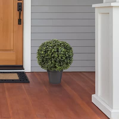 Pure Garden Artificial Boxwood Topiary