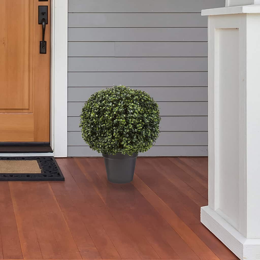Pure Garden Artificial Boxwood Topiary