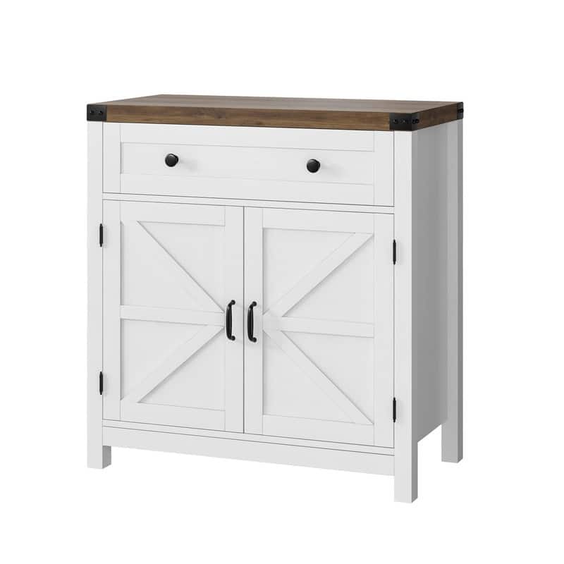 Coffee Bar Cabinet - 15.6"D x 30"W x 33.3"H