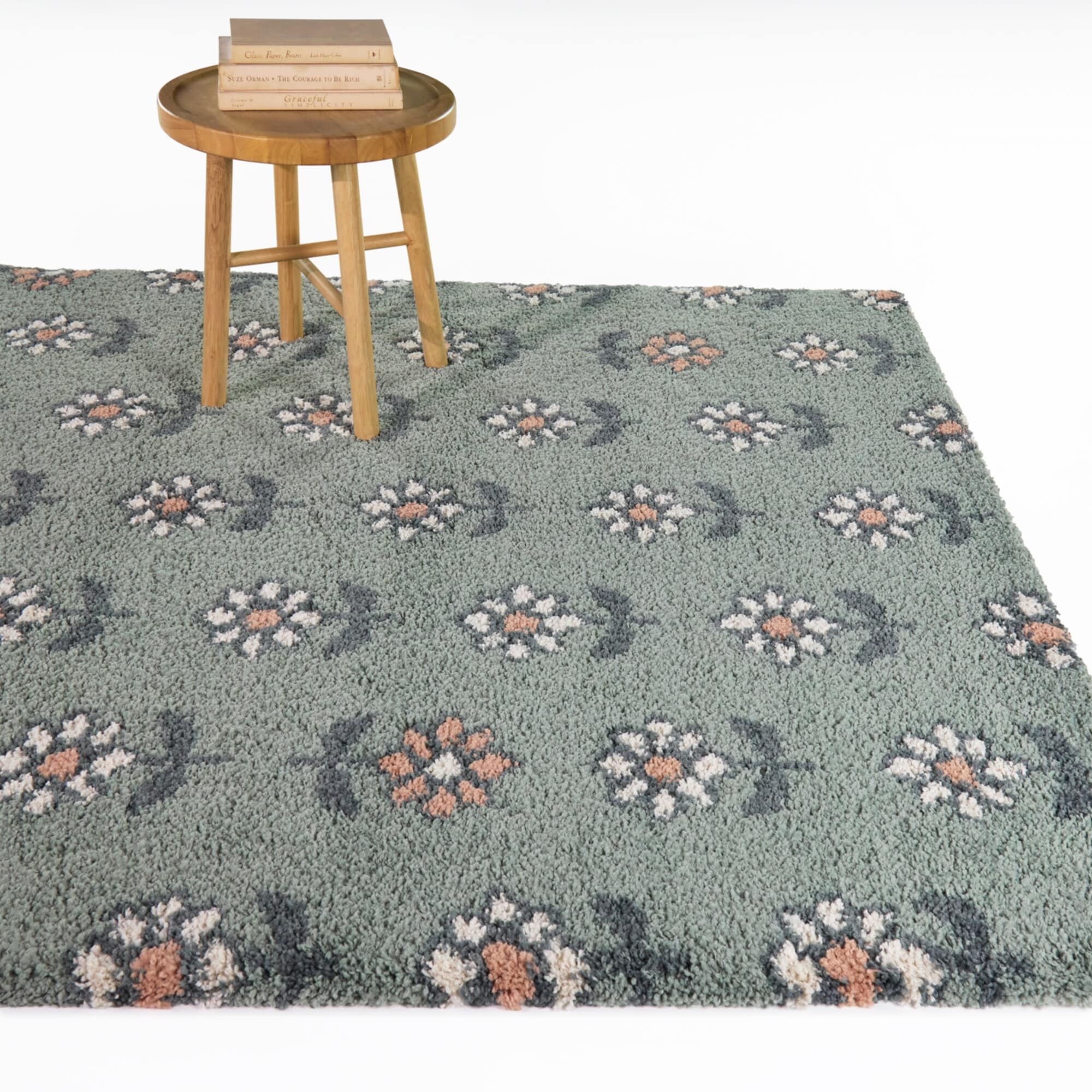 Sorrel Kids Block Floral Area Rug