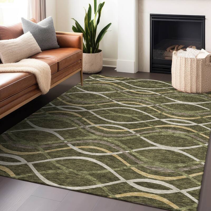 Premium Washable Super Soft Contemporary Dickerson Mayfield Rug