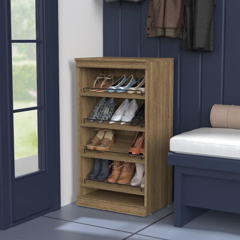 ClosetMaid Modular Storage 12-Pair Shoe Shelf Unit - Sand
