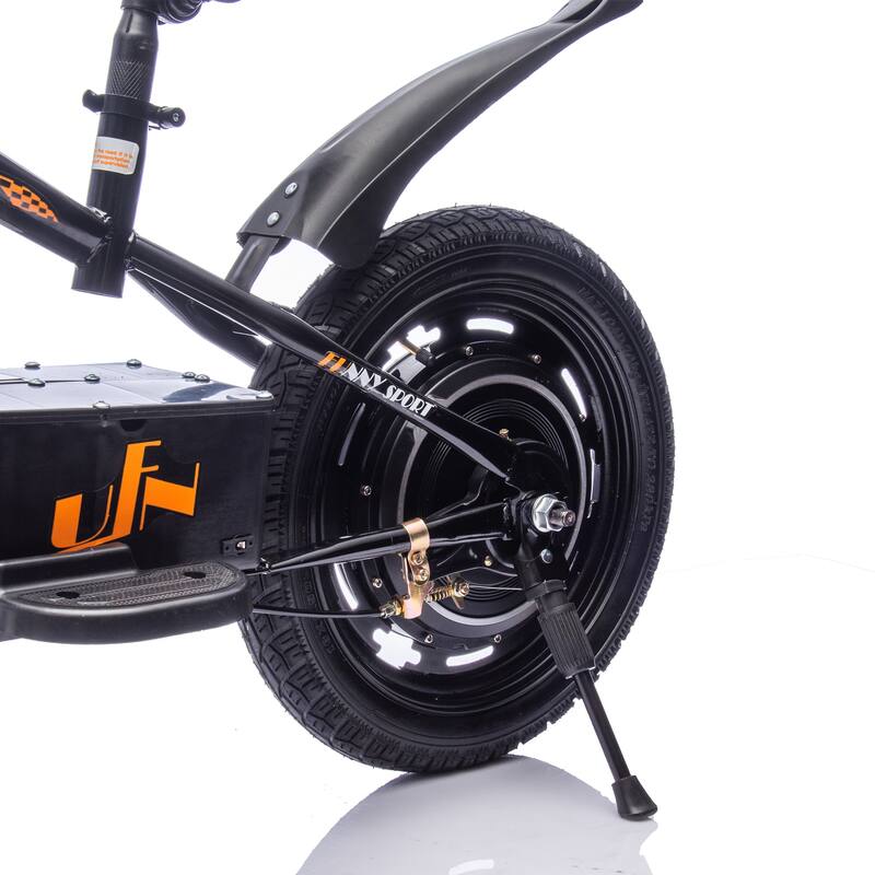 24V Kids Ride On Electric Dirt Bike,300W Super Power Motor,16in Wheels,Adjustable Seat Height,Hand-Operated Brakes