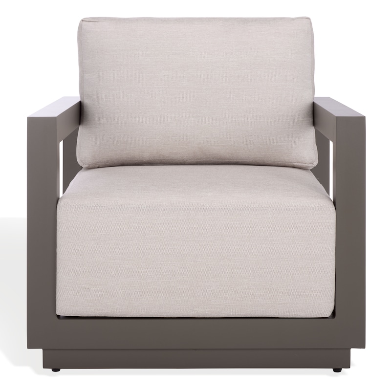 SAFAVIEH COUTURE Donaldo Aluminum Outdoor Chair - 31"W x 30"D x 24"H